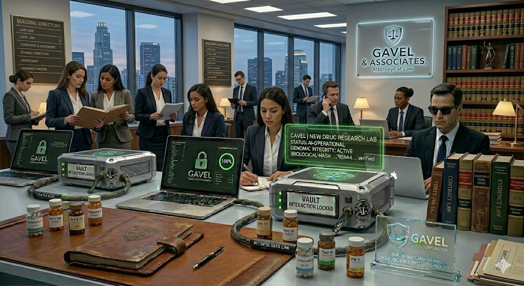 Law firm office with Aegis vault