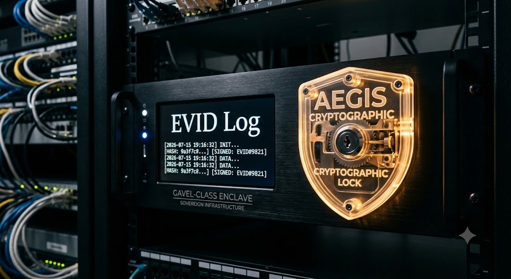 EVID-secured Gavel-Class Enclave server